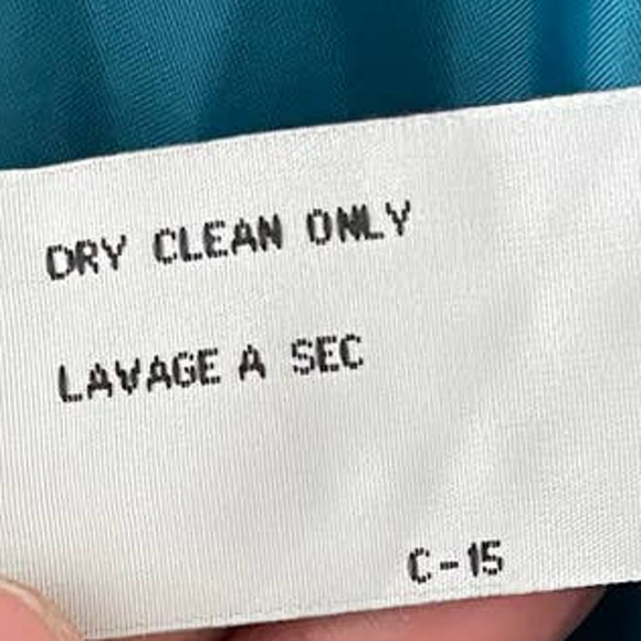 NWT Tulle Womens Geometric Print Dress Coat Pleated 3/4 Sleeve Size S Green - Picture 11 of 12